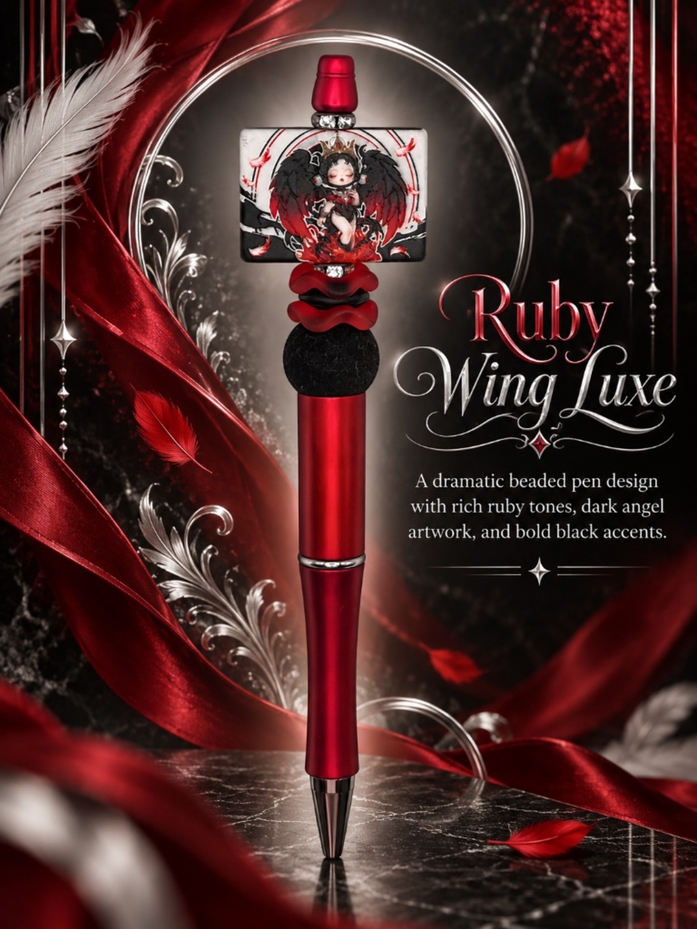 Ruby Wing Luxe Pen